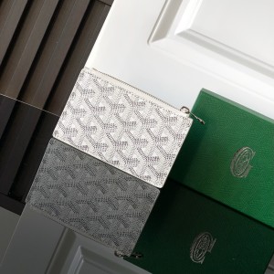 「#6064」Goyard - White - 3321 - 12.5 cm x 1 cm x 8.4 cm
