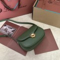 「#7306」Loro pian Saddle Bag Mini - 18cm*13cm*7CM - lichen green 「#7306」Loro pian Saddle Bag Mini - 18cm*13cm*7CM - lichen green