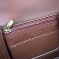 「#7306」Loro pian Saddle Bag Mini - 18cm*13cm*7CM - lichen green 「#7306」Loro pian Saddle Bag Mini - 18cm*13cm*7CM - lichen green