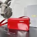 「#2089」 dior  1171Bright red 22*11*6cm