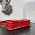 「#2089」 dior  1171Bright red 22*11*6cm