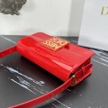 「#2089」 dior  1171Bright red 22*11*6cm