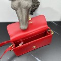 「#2089」 dior  1171Bright red 22*11*6cm