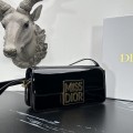 「#2091」 dior  1171Patent leather black  22*11*6cm