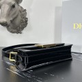 「#2091」 dior  1171Patent leather black  22*11*6cm