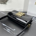 「#2091」 dior  1171Patent leather black  22*11*6cm
