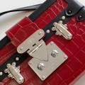「#0003」Louis Vuitton  PETITE MALLE  red crocodile  M40273 20x12.5x6cm