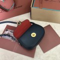 「#7307」Loro pian Saddle Bag Mini - 18cm*13cm*7CM - anchor blue