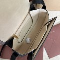 「#7313」Loro pian Saddle Bag Small - 23cm*16cm*8cm - black