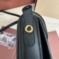 「#7313」Loro pian Saddle Bag Small - 23cm*16cm*8cm - black