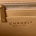 「#10346」Chanel 23s Camellia Adjustable Buckle Series Medium AS4041 13*20*7cm
