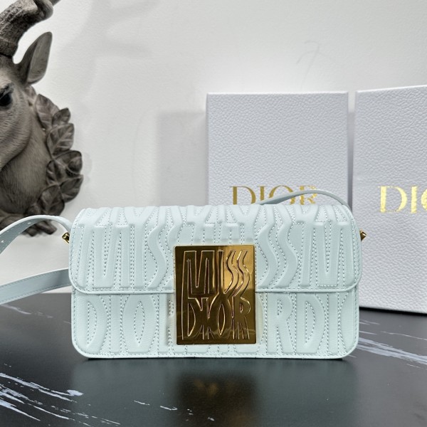 「#2093」 dior  2610  Light blue  22*11*6cm