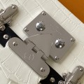 「#0004」Louis Vuitton  PETITE MALLE white crocodile  M40273 20x12.5x6cm