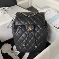 「#10357」Chanel 23s Large Salzburg Leather Backpack AS4059 25*20*12cm