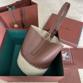 「#7321」Loro pian Cedar - 26cm*27cm*19cm - caramel color