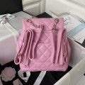 「#10362」Chanel 23s Large Salzburg Leather Backpack AS4059 25*20*12cm