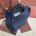 「#7322」Loro pian Bale - 28cm*22cm*36cm - midnight blue