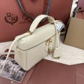 「#7324」Loro pian Extra bag L19 - 19cm*11cm*6.5cm - White plain weave