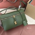 「#7325」Loro pian Extra bag L19 - 19cm*11cm*6.5cm - lichen green 「#7325」Loro pian Extra bag L19 - 19cm*11cm*6.5cm - lichen green