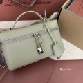 「#7326」Loro pian Extra bag L19 - 19cm*11cm*6.5cm - mustard green
