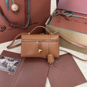 「#7328」Loro pian Extra bag L19 - 19cm*11cm*6.5cm - Colorful Koi Flat Pattern