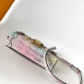 「#0005」Louis Vuitton  PETITE MALLE Colorful crocodile leather  M40273 20x12.5x6cm