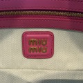 「#9137」 miumiu 5BB142 Rose Red  22*10.5*7.5