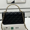 「#10368」Chanel 23p new waxed cowhide hollow handle woc A68136 9.5*15.2*3.5cm