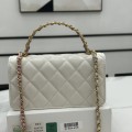「#10369」Chanel 23p new waxed cowhide hollow handle woc A68136 9.5*15.2*3.5cm