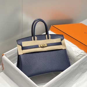 「#4022」 Hermes   Dark Blue birkin  25cm