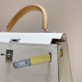 「#4175」Hermès three-tone Kelly bag with gold buckle 25cm