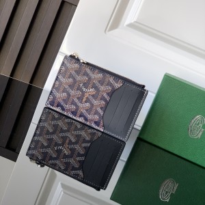 「#6067」Goyard - dark blue - 3321 - 12.5 cm x 1 cm x 8.4 cm