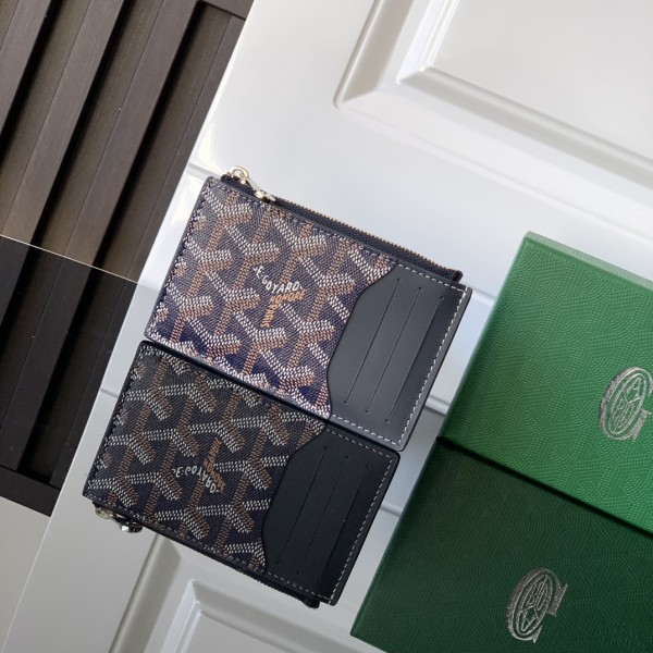 「#6067」Goyard - dark blue - 3321 - 12.5 cm x 1 cm x 8.4 cm