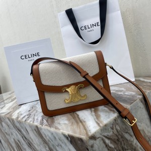 「#3988」CELINE  Teen Triomphe 188423 18.5 X 14 X 6
