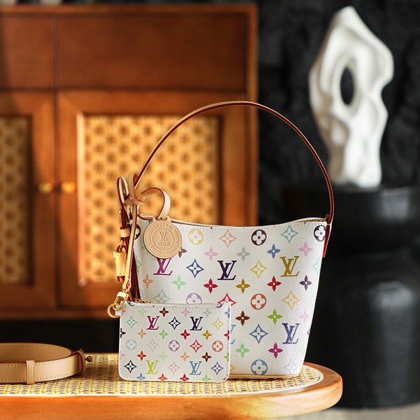 「#0405」Louis Vuitton x Takashi Murakami   ALL IN BB  m3089  16*18*12cm