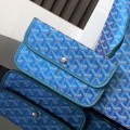 「#6007」 Goyard - pearlescent blue - 020146M - 28 cm x 15 cm x 34 cm