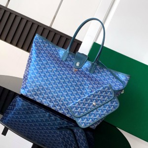 「#6007」 Goyard - pearlescent blue - 020146M - 28 cm x 15 cm x 34 cm