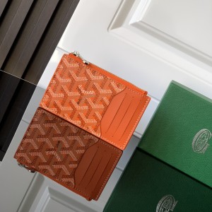 「#6070」Goyard - orange - 3321 - 12.5 cm x 1 cm x 8.4 cm