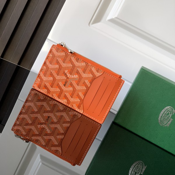 「#6070」Goyard - orange - 3321 - 12.5 cm x 1 cm x 8.4 cm