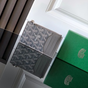 「#6072」Goyard - grey - 3321 - 12.5 cm x 1 cm x 8.4 cm