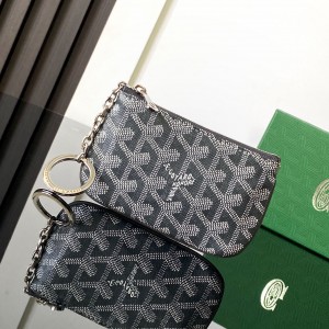 「#6078」Goyard - grey - 3317 - 9 cm x 1 cm x 13 cm 