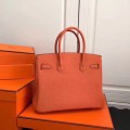 「#4023」 Hermes   Classic Orange  birkin  25cm#25cm#35cm#