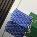 「#6081」Goyard - sky blue - 3317 - 9 cm x 1 cm x 13 cm