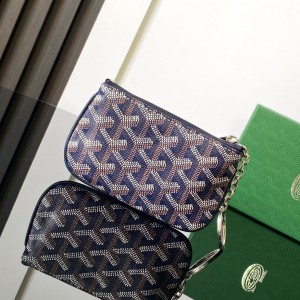 「#6084」Goyard - dark blue - 3317 - 9 cm x 1 cm x 13 cm 