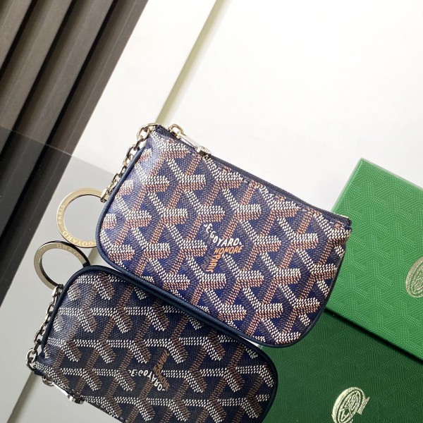 「#6084」Goyard - dark blue - 3317 - 9 cm x 1 cm x 13 cm