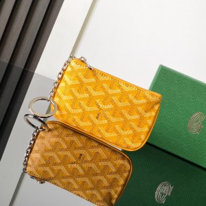 「#6085」Goyard - yellow - 3317 - 9 cm x 1 cm x 13 cm 