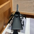 「#4199」Hermès black kelly doll mosaic doll bag 19cm