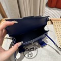 「#4202」 Hermes Electric Blue Kelly Doll Mosaic Doll Bag 19cm 「#4202」 Hermes Electric Blue Kelly Doll Mosaic Doll Bag 19cm