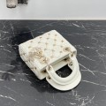 「#2119」 dior M0505 White   17 x 15 x 7cm