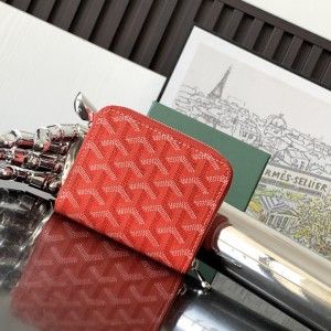 「#6091」Goyard - red - 3305 - 7.5 cm x 1.8 cm x 10.4 cm